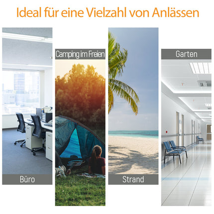 Feldbett mit Tragetasche – Schwarz, tragbares Design