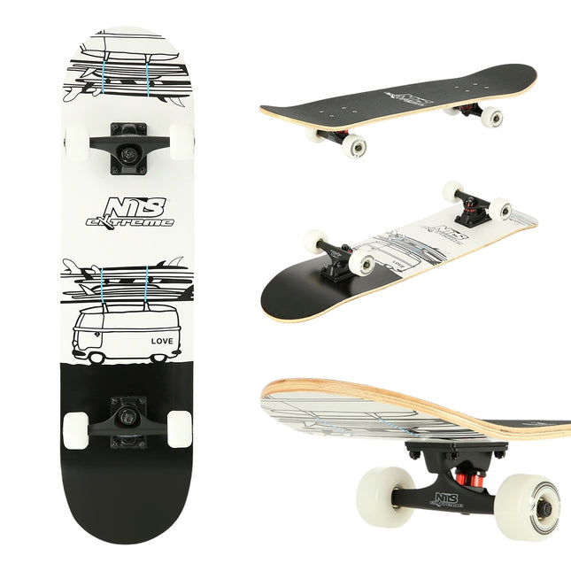 Skateboard Camper, planche durable, Nils Extreme