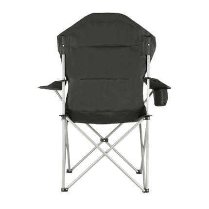 Chaise de camping, noir-rouge, pliable, légère