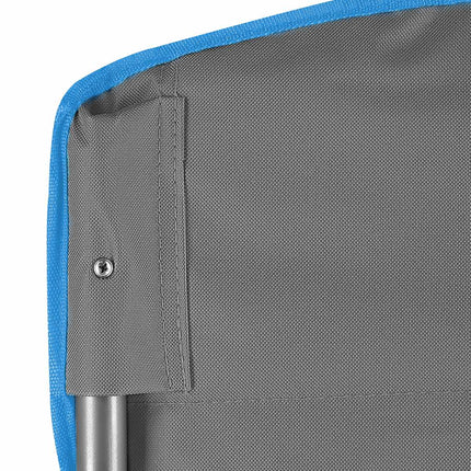 Chaise de camping, gris-bleu, pliable, légère