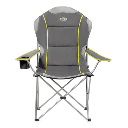 Campingstuhl, Grau-Limette, Faltbar, Leicht