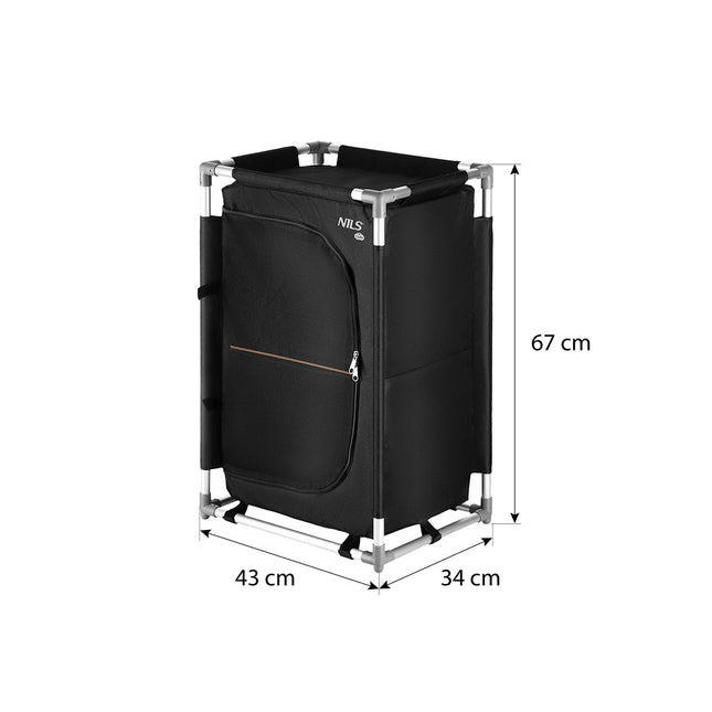 Armoire de camping, rangement pliable, conception légère