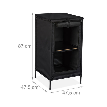 Armoire de camping à 2 étagères, en polyester résistant
