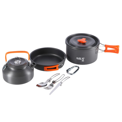Ensemble de cuisine de camping - Portable, léger, 4 pièces