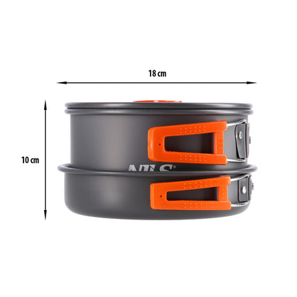 Ensemble de cuisine de camping - Portable, léger, 4 pièces