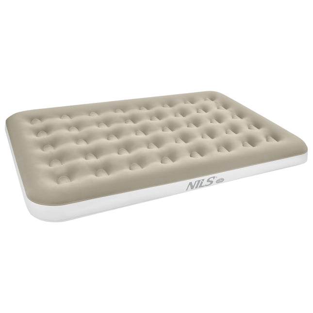 Matelas de camping, 191 x 137 x 22 cm, beige