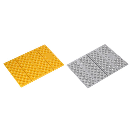 Camping-Sitzmatte, Aluminiumverstärkung, 40 cm, Gelb