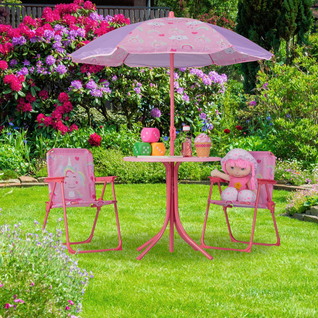 Ensemble de sièges de camping pour enfants avec parasol
