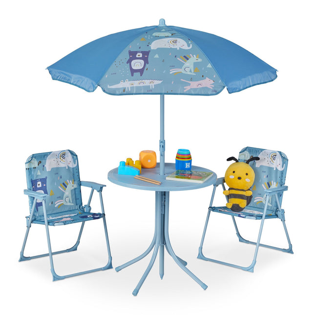 Ensemble de sièges de camping pour enfants avec parasol