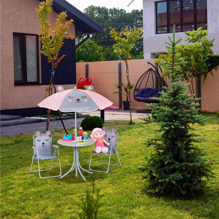 Ensemble de sièges de camping pour enfants avec parasol