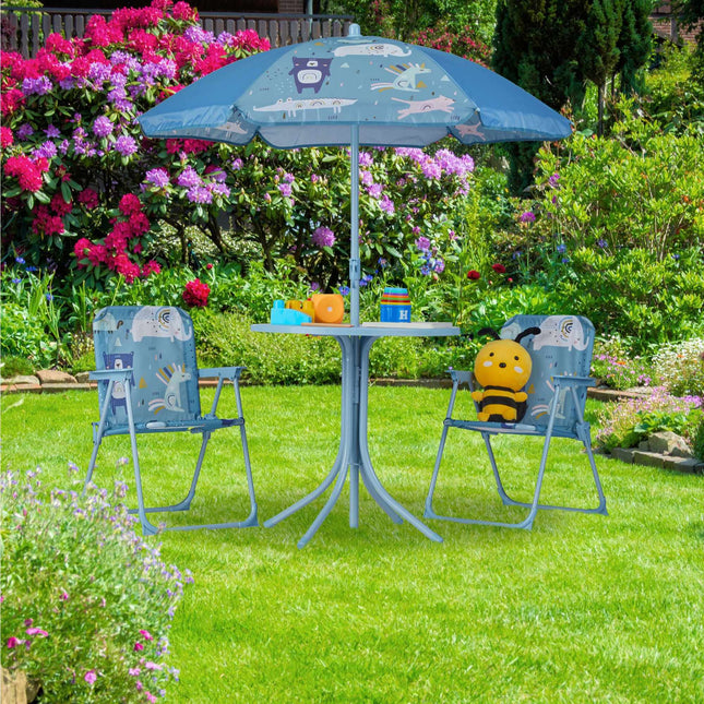 Ensemble de sièges de camping pour enfants avec parasol