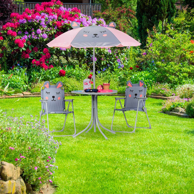 Ensemble de sièges de camping pour enfants avec parasol