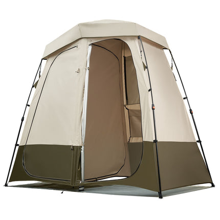 Camping Shower Tent, 2-Room Foldable Privacy, UPF 50
