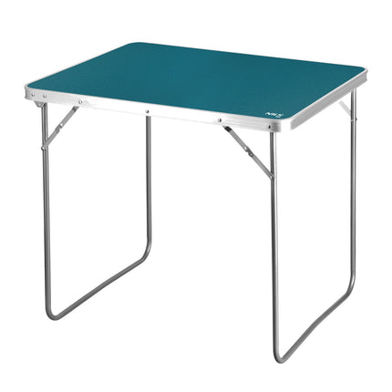 Table de camping 80x60x70 cm, bleue, pliable