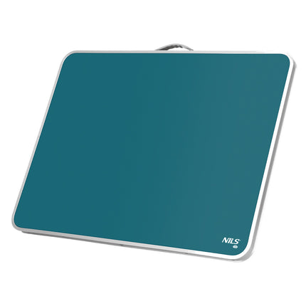 Table de camping 80x60x70 cm, bleue, pliable