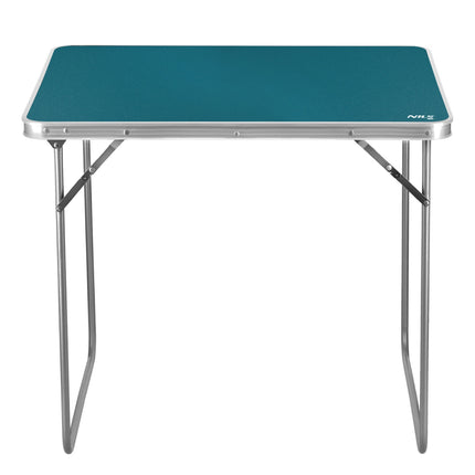 Table de camping 80x60x70 cm, bleue, pliable