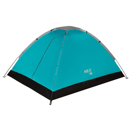 Tente de camping, 3 personnes, bleue, imperméable