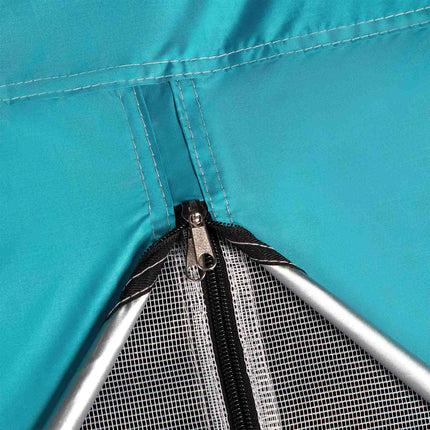 Tente de camping, 3 personnes, bleue, imperméable