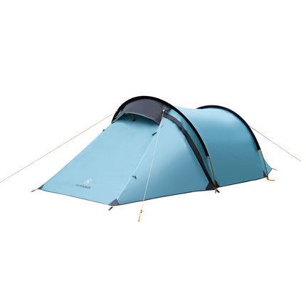 Tente de camping - 3 personnes, imperméable, bleue
