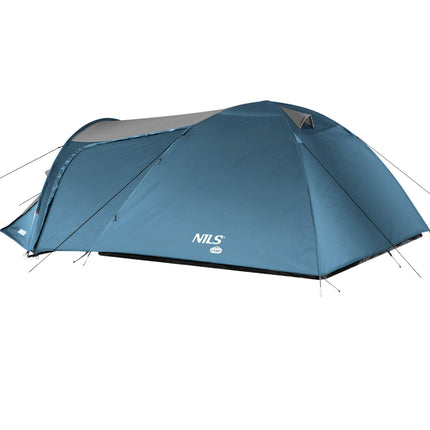 Campingzelt, Blau-Grau, 2 Personen, Leichtgewicht