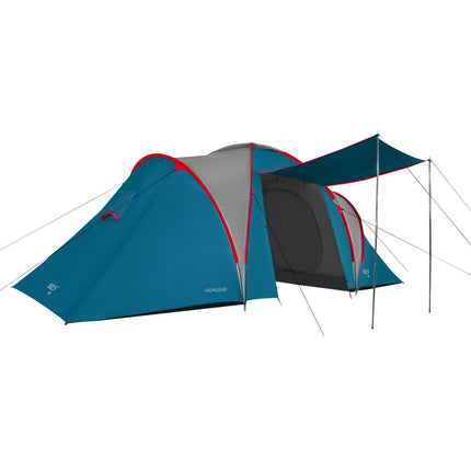 Tente de camping, bleu-gris clair, 2 personnes, imperméable