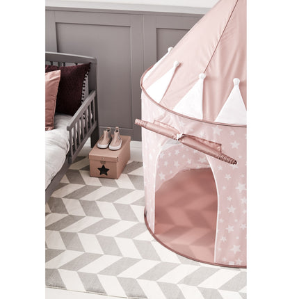 Campingzelt, Sterndesign, Rosa