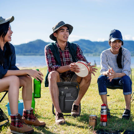 Campingstuhl faltbar schwarz