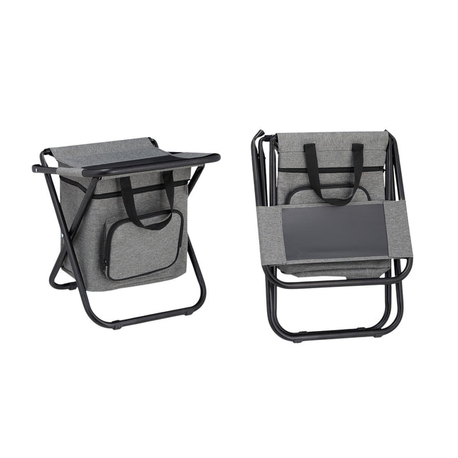Tabouret de camping avec dossier