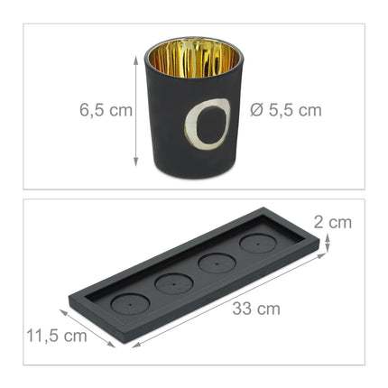 Bougeoir pour bougies chauffe-plat