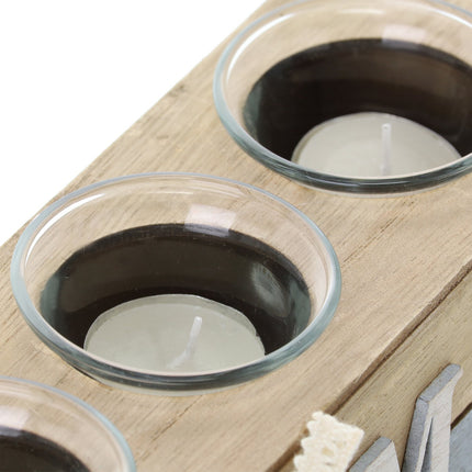 Bougeoir pour bougies chauffe-plat