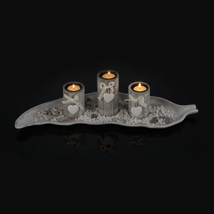 Bougeoir pour bougies chauffe-plat