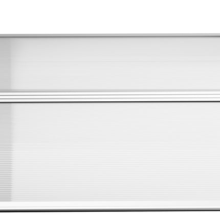 Wellenförmige Außentür aus Polycarbonat, UV-geschützt, 90x150cm