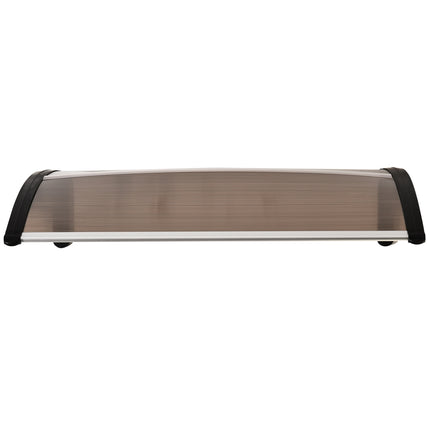 Witterungsbeständige Außentür aus Polycarbonat, braun, 120x75cm