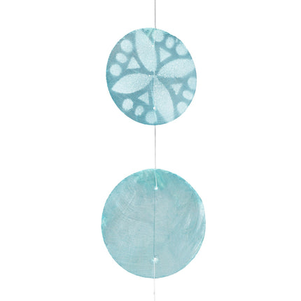 Guirlandes de coquillages Capiz, lot de 4 - Décoration intérieure/extérieure