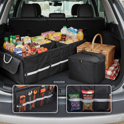 Organisateur de coffre de voiture avec sac isotherme