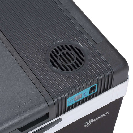33L Auto-Kühlschrank, tragbare Mini-Kühlbox – Grau
