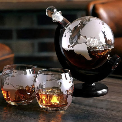 Carafe - globe - service à whisky Malatec 22553