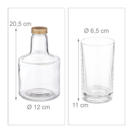 Karaffe mit Glas