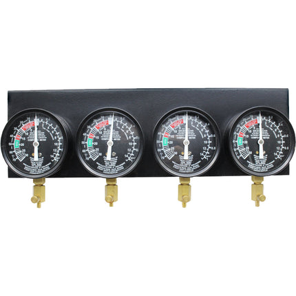 Carburetor Synchronizer Gauge Set, 4 Gauges, Hoses, Case