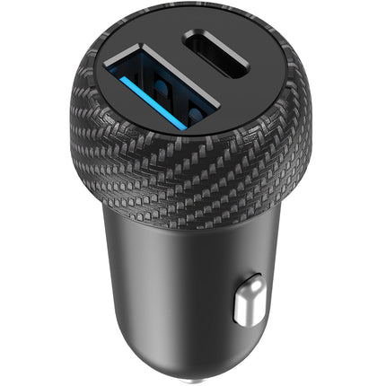 Car charger 1xUSB-C PD 1xUSB-A 45W