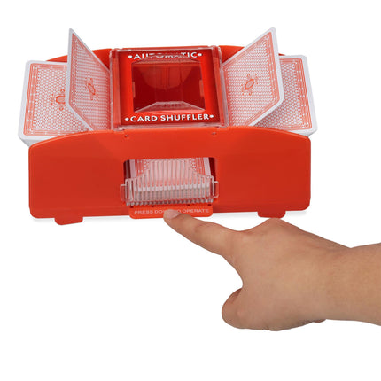 Mélangeur de cartes électrique à 2 jeux