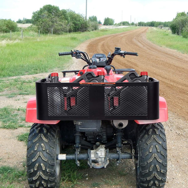 Panier de chargement pour porte-bagages arrière universel ATV/UTV, avec panier de rangement arrière en maille, 104x67x31.5 cm