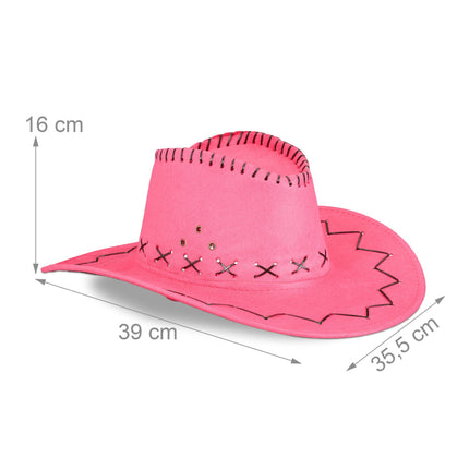 Carnaval avec chapeau de cow-boy