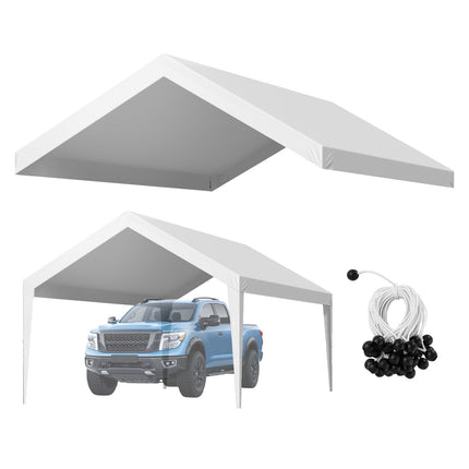 Carport Replacement Canopy 12x20 Ft, Waterproof UV