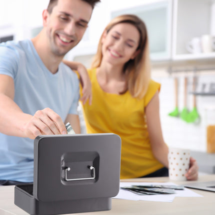 Caisse avec 2 clés