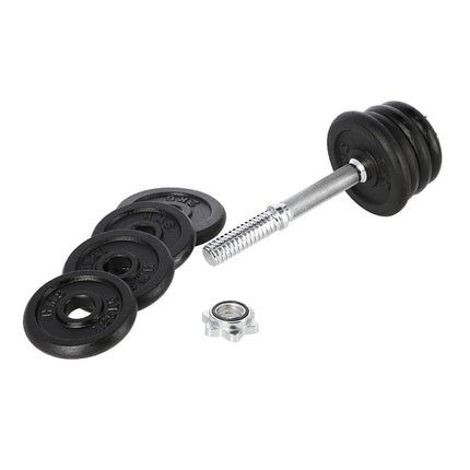 Haltère en fonte, 15 kg, musculation