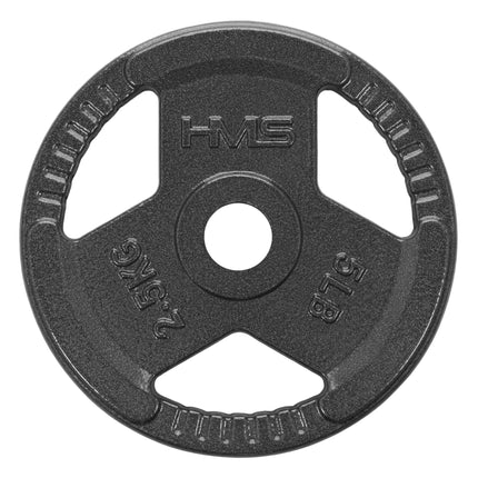 Plaque de poids en fonte 2,5 kg, poignées ergonomiques