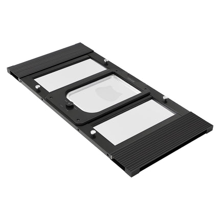 Cat Door for Window, 686-813 mm, 4-Way Lock, Aluminum Frame