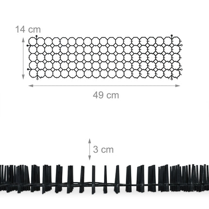 Tapis anti-chats à picots, lot de 20, pour le jardin