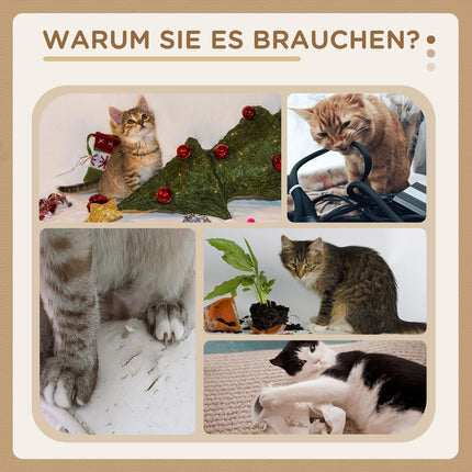 Kratztonne mit Bett & Liegeflächen, 99 cm, Grau
